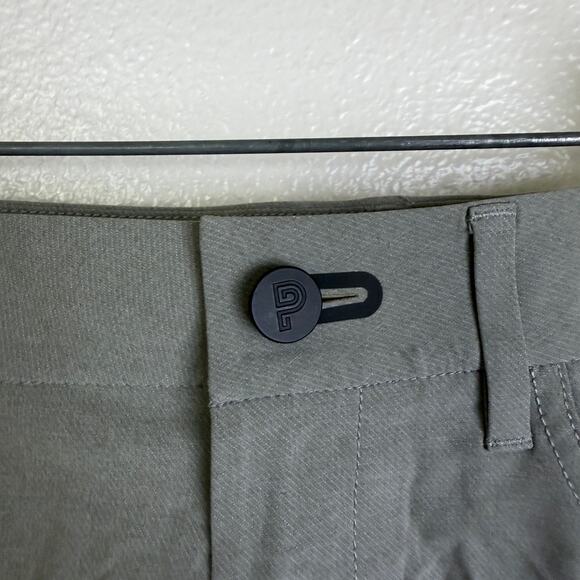 Public Rec Chino Pants Mens 32 Gray Flat Front 5 Pocket Preppy Stretch 32.5" - Picture 7 of 12